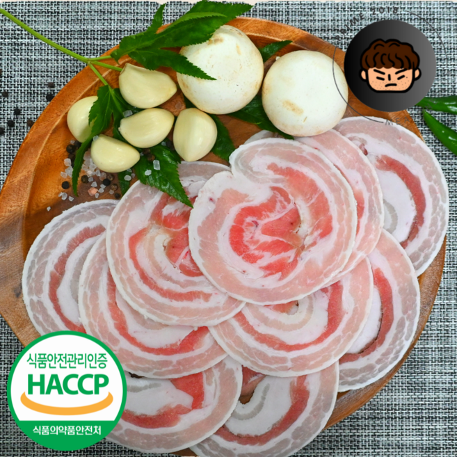 (프라임2018) 듀록 꽃삼겹살 냉동 대패 삼겹 (스페인산) 400g, 1개