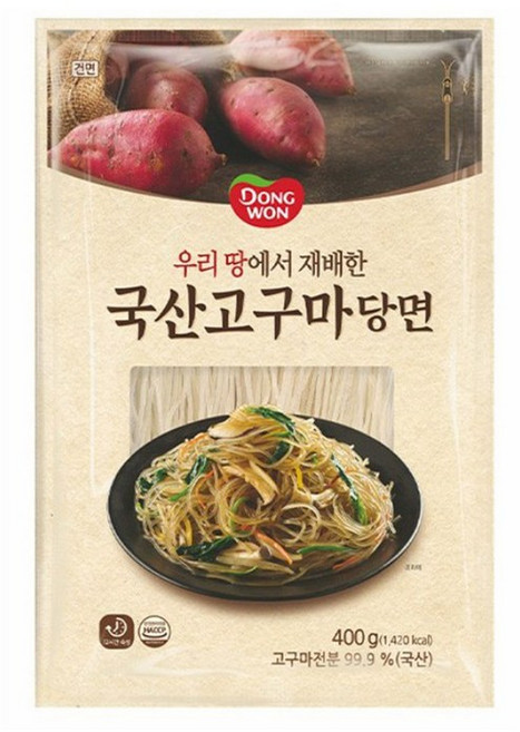 동원 국산 고구마 당면, 400g, 1개