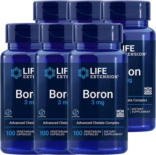 라이프익스텐션 붕소 3mg, 100정, 6개 - 쿠팡
