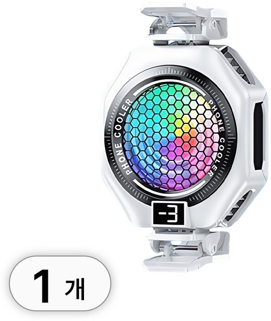 투데이리빙 4세대 업그레이드 강력 쿨링 마그네틱 스마트폰 쿨러 발열 쿨링패드 휴대폰 냉각 휴대용 자석 스티커 클립형 폰쿨러, 1개, R98817W(화이트