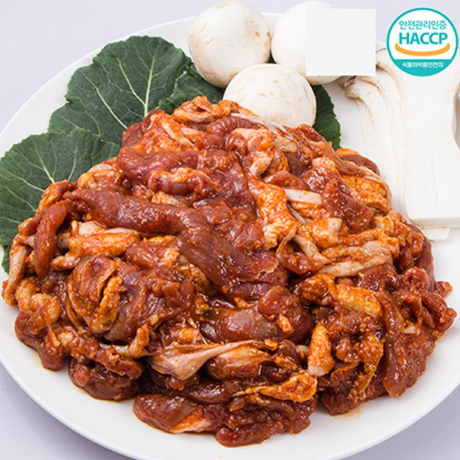 양념오리주물럭양념오리불고기 500g, 1개