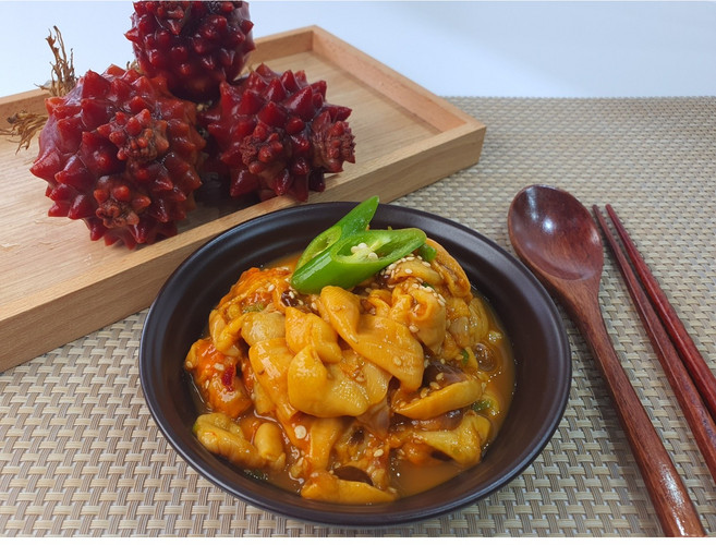 [통영당포상회] 통영 멍게 젓갈 300g 500g 밥도둑 저염 멍게젓, 1개