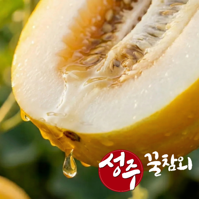 [그린리치팜] 꿀물뚝뚝 성주참외 산지직송 꿀참외, 1박스, 3kg (정품 로얄과)