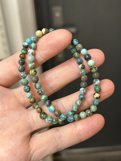 天然綠松石手鏈 4-5mm