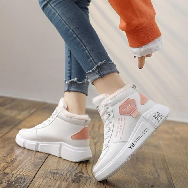 여성 겨울 스포츠 방한 따뜻한 발목 캐주얼 골프화 제 2탄