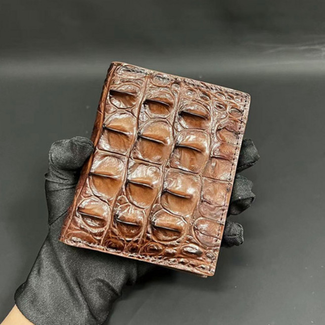 악어가죽 리얼 가죽 반지갑 100% 악어 가죽남자 선물 1순위