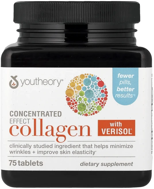 새해 첫좋은선물 Youtheory Verisol® 함유 농축 효능 콜라겐 75정 제대로 할인합니다, YoutheoryVerisol함유농축효능콜라겐75정, 1개 - 쿠팡