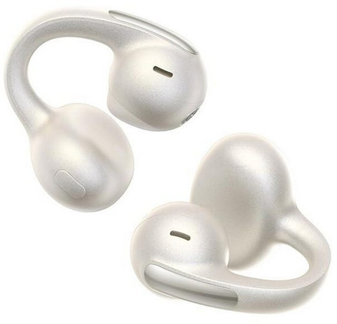 Baseus Bowie MC1 Pro 오픈 이어 클립온 헤드폰 Hi-Res LDAC 및 HiFi4 어쿠스틱 사운드 5g 초경량 편안함 SuperBass 2.0 DNN 4, 화이트 Baseus 134794 8822149926