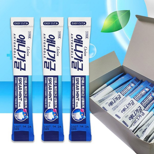 오릭스 애니가글 1회용 구강청결제, 12ml, 800개