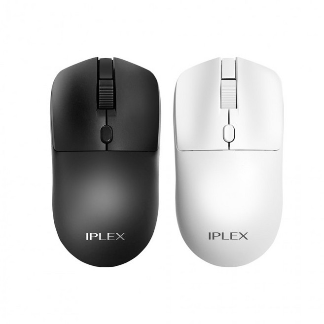 IPLEX WM40 저소음 무선 마우스, 블랙, 블랙