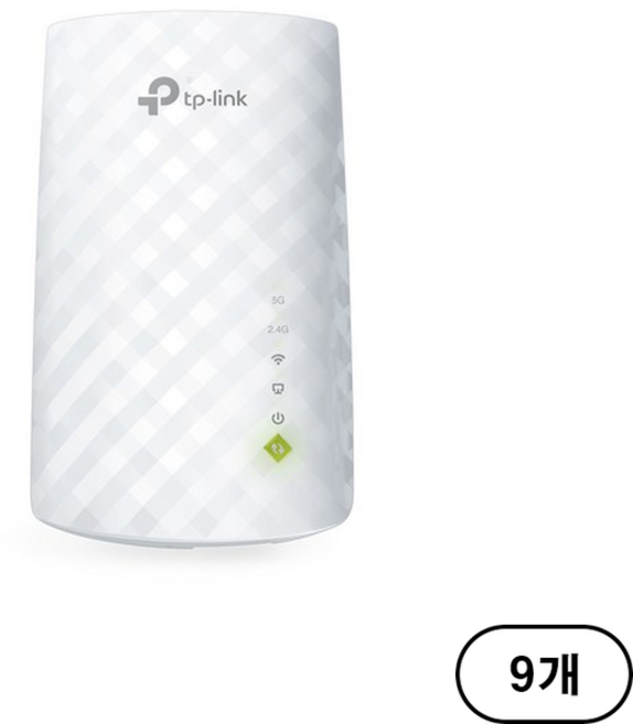 티피링크 듀얼밴드 와이파이 증폭확장기, RE200, 9개