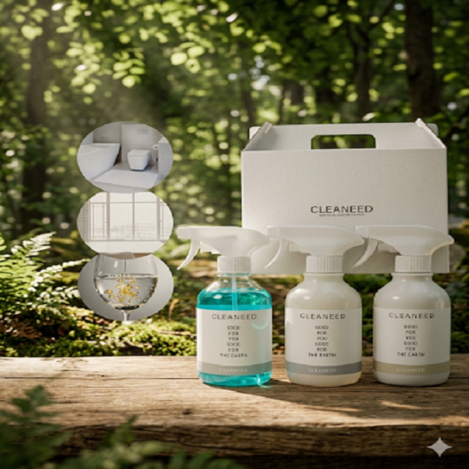 미생물세정제/욕실 유리 기름 세정제 500ml 3개 1세트/집들이선물/바실러스유익균/프리지아향, 3세트, 500ml 3개 1세트