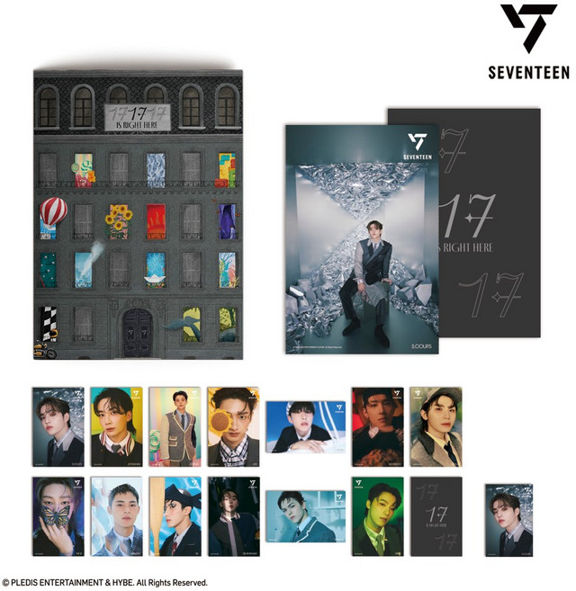 세븐틴 미니포스터 패키지 시즌 2 (17 RIGHT HERE), 에스쿱스