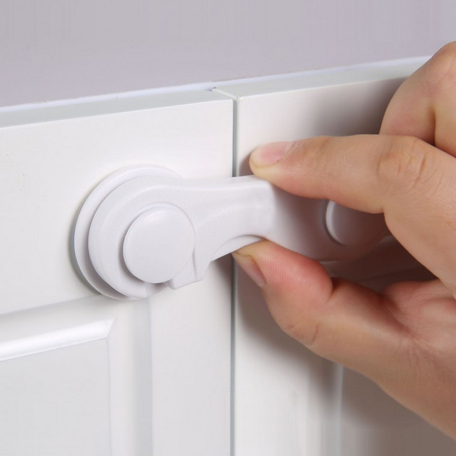 유아안전서랍장 문열림차단 자석식잠금장치, 블랙(A054), 1개