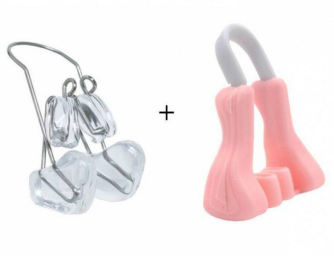 루다택 코라인 쉐이퍼 코높이집게 세트, 1개, 투명 수면용+생활용