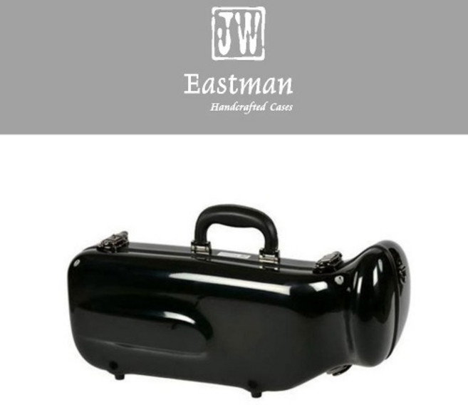 이스트만 트럼펫 하드케이스 블랙 숄더스트랩 포함, 1개