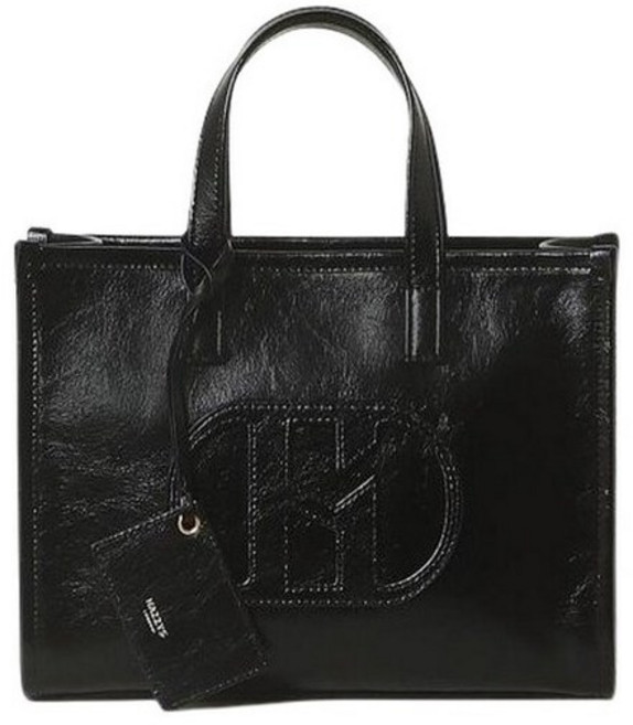 헤지스 여성용 H20크링클 H소가죽 패치 토트 겸 크로스