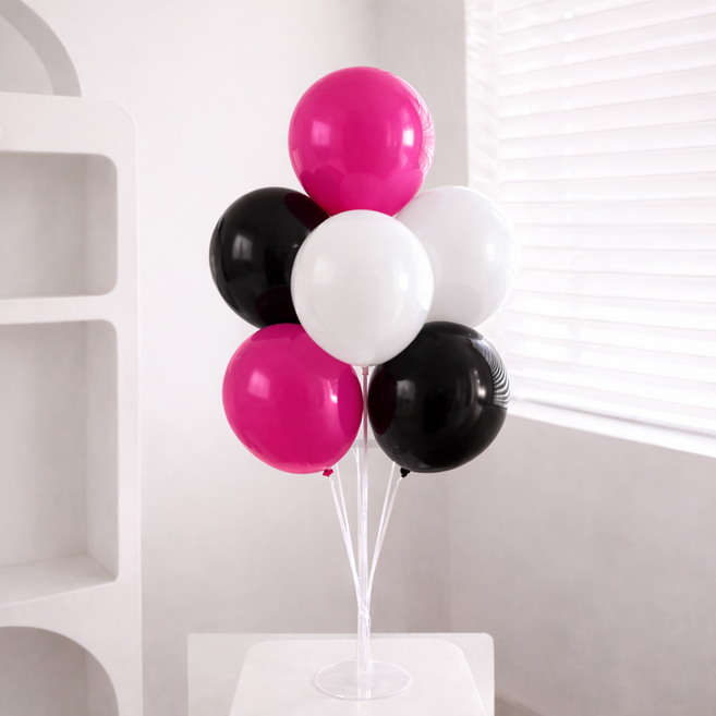 풍선스탠드 DIY 생일파티 홈파티 장식, 1개, 라즈베리블랙