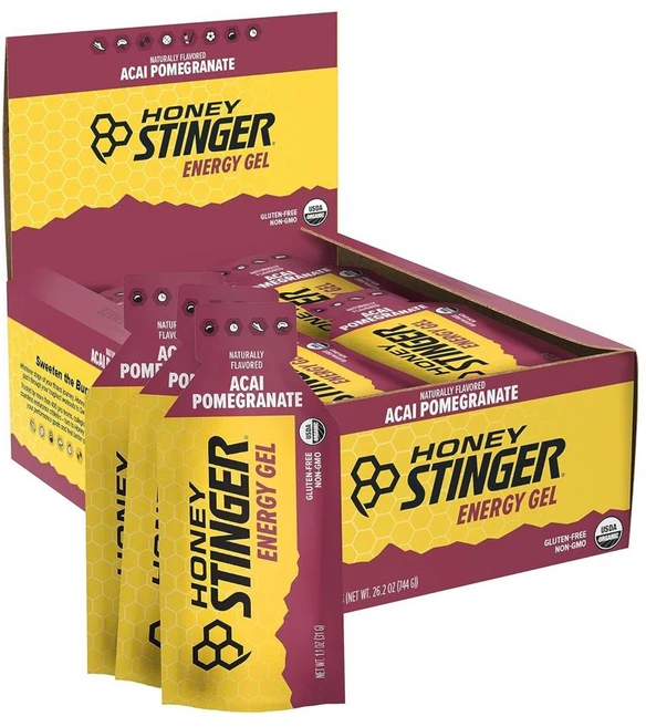 Honey Stinger 허니스팅거 아사이 석류 파워젤 에너지젤 31g x 24팩, 1박스 - 쿠팡