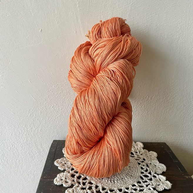 《粒線桔》 1.2mm 古董棉線 25號繡線 手染線 編織 鉤織 手作 線材, 07 (140g), 1個