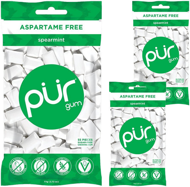 퍼검 스피아민트, 77g, 3개