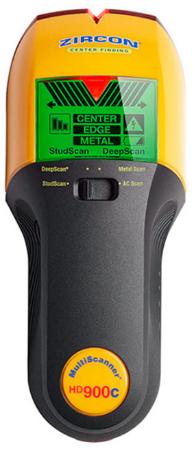 지르콘 멀티 탐지기 HD900c 센터 벽 목재 금속 전기배선, 1개