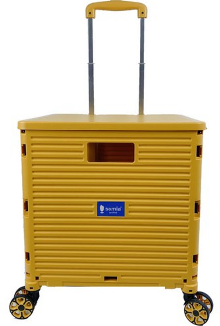 소미아 만능 접이식 스피너 카트, yellow, 5개