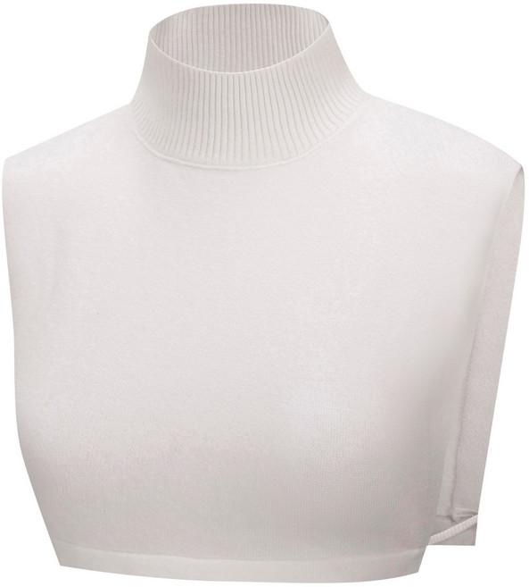 미노앤슈 따뜻한 패션 아이템 목만 있는 레이어드 가능한 골지 니트 페이크 목폴라