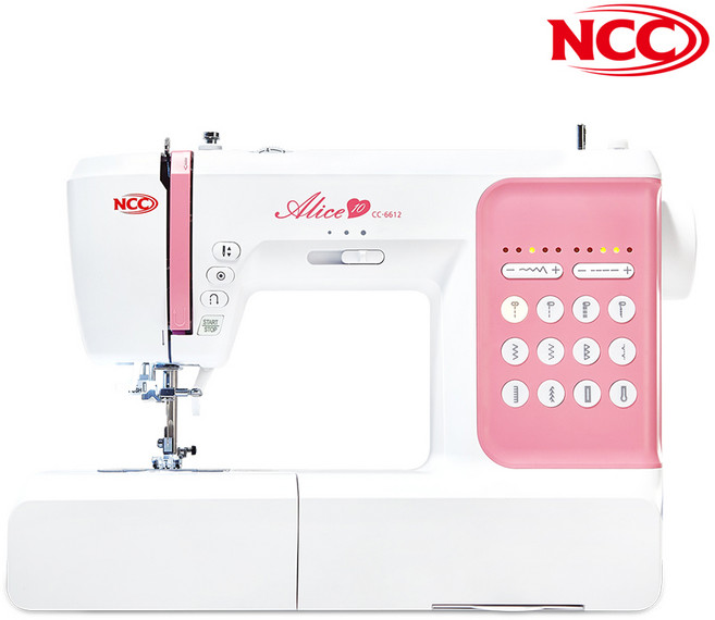 NCC 앨리스 10 CC-6612 가정용 디지털 미싱, 혼합색상, 옵션02. 앨리스10+특별선물+필수부자재
