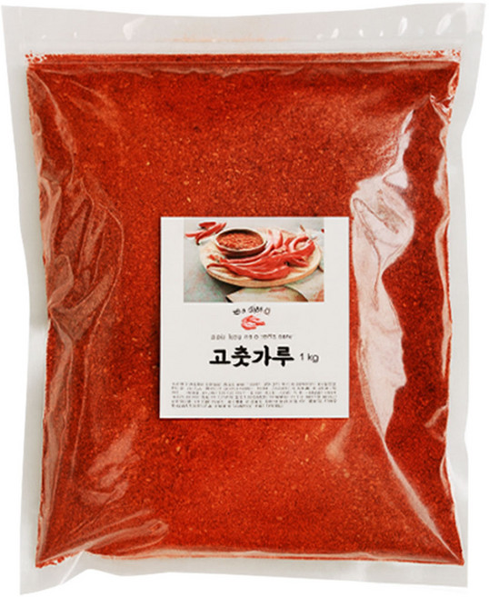 황소방앗간 국내제조 매운맛 한식용 중국산 청양고춧가루, 1개, 1kg