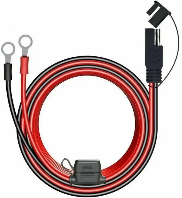 오토바이 배터리 터미널 용 12V 충전기 보수 SAE 빠른 연장 코드 커넥터, 01 one사이즈, 1개