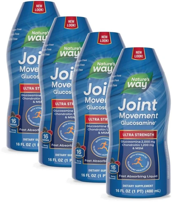 네이처스웨이 조인트 무브먼트 글루코사민 리퀴드 Nature's Way Joint Movement Glucosamine, 480ml, 4개 - 쿠팡