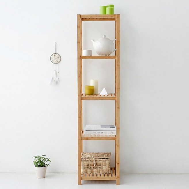 마켓비 JAWAL 원목선반 360 5단 대나무, 1004.6331