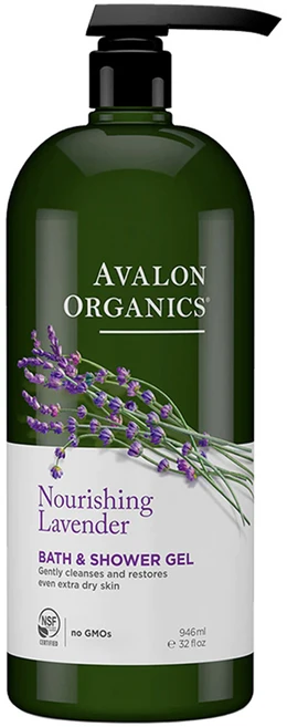 아발론 오가닉스 리바이탈라이징 라벤더 샤워젤 대용량 바디 워시 비건 약산성 건성 피부 등드름 추천 거품 목욕, 2개, 946ml - 쿠팡