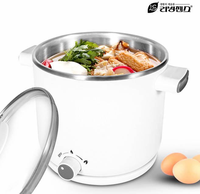 리빙센스 1.5L 전기 라면포트 멀티포트 전기쿠커 전기냄비 커피포트 전기포트 무선포트 전기주전자, 리빙센스멀티포트LSP-3015WT