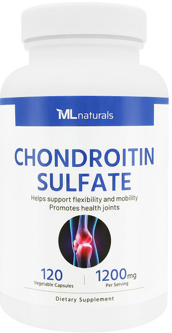 [미국번개배송] 착한명품 신제품 마이라이프 내추럴스 콘드로이친 황산 1200mg, 1개, 120정