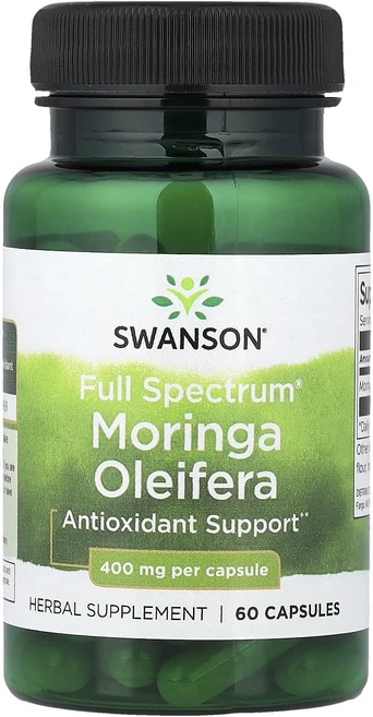 Swanson Full Spectrum 모링가 올레이페라 400mg 캡슐 60정, Swanson Full Spectrum 모링..., 1개 - 쿠팡