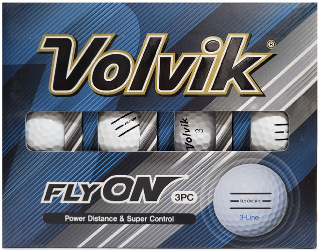볼빅 플라이온 3피스 3선 골프공 24개입, 12개입, 2개