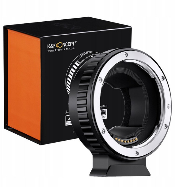 KnF EOS-FX (AF) 렌즈 오토포커스 ﻿ 어댑터 -- 캐논 EF 렌즈 > 후지 X 바디 - 내부반사코팅 __ Canon EF Lens to Fuji X AF adapter, 1개