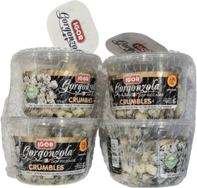 IGOR 고르곤졸라 크럼블치즈 아이스박스포장 /코스트코, 340g, 2개