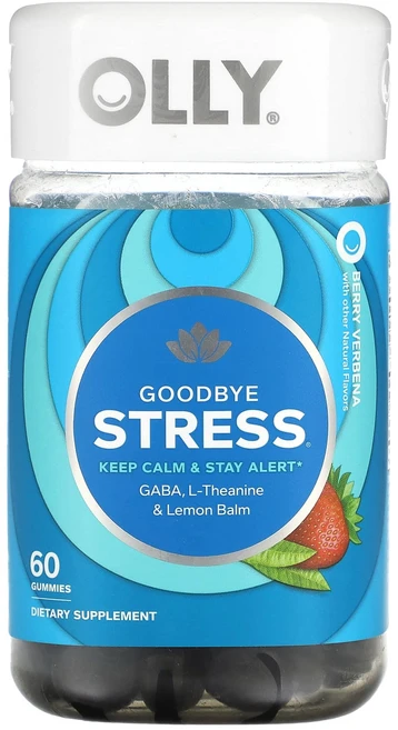 유명제품입니다 OLLY 굿바이 스트레스 베리 버베나 구미젤리 60개 최저가격, 1개, 60정 - 쿠팡