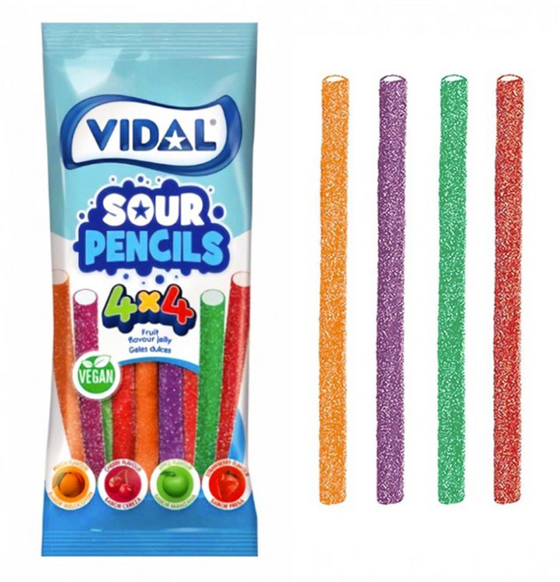 비달 사우어펜슬모양구미 100g X 14개입, 14개