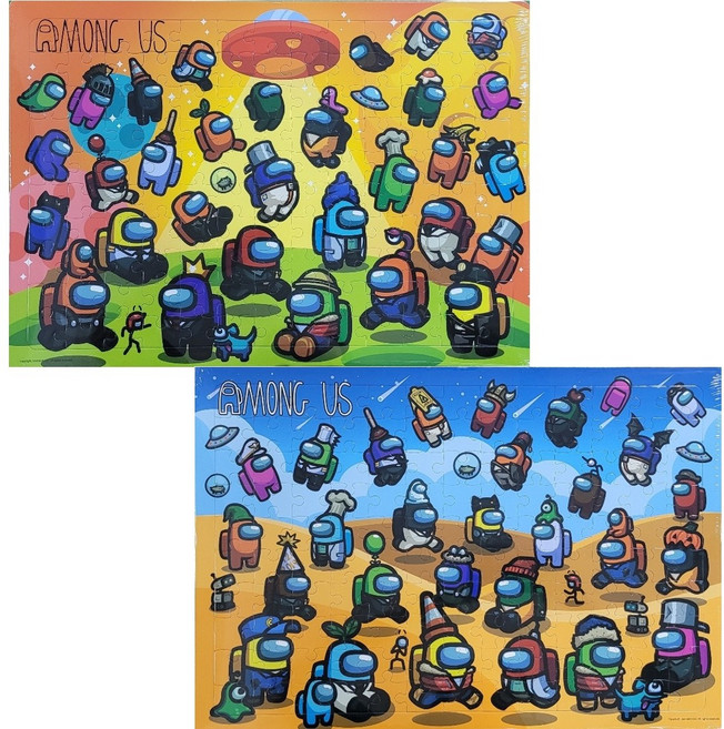 어몽어스 대판퍼즐 2종세트(130조각), 1개