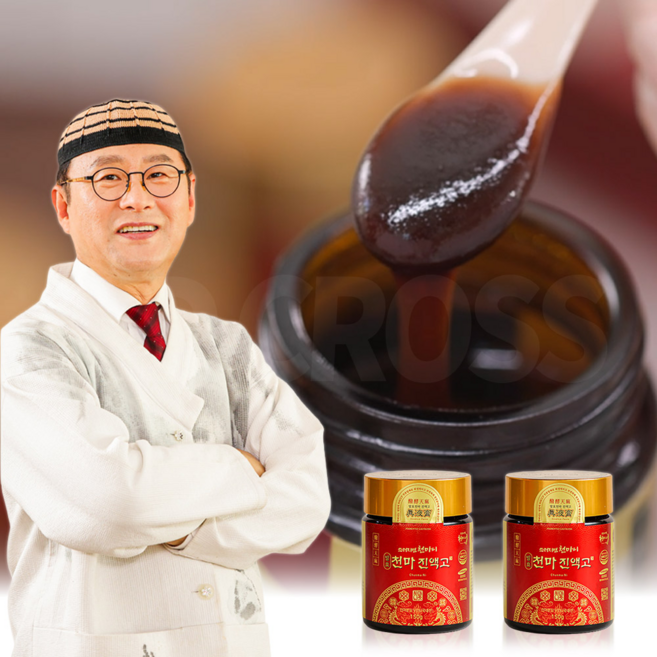 [인포벨]TV홈쇼핑정품 애드크로스 김오곤원장 쓰러지면 천마니 무주 덕유산 발효 천마 고함량 진액고 진액, 1세트, 300g