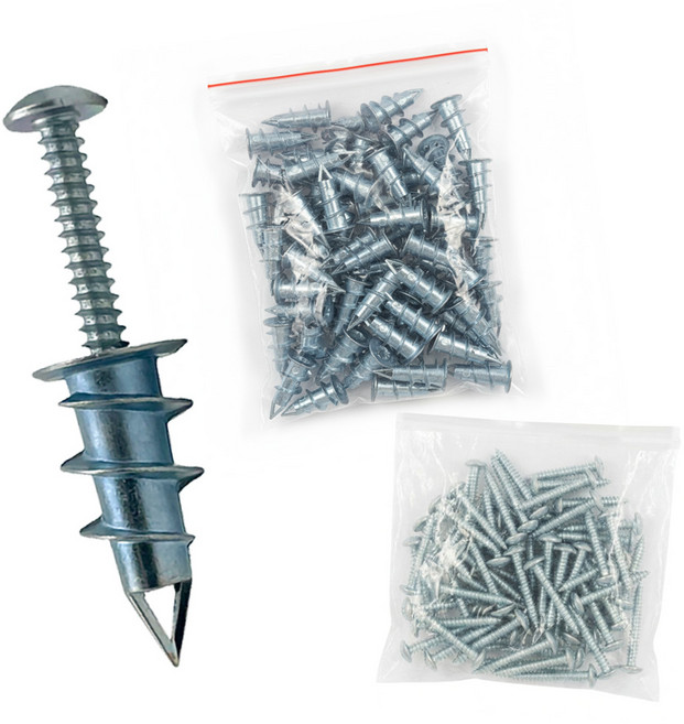 GZ 석고앙카 석고보드 앙카세트 천공 앵커 칼부럭 칼브럭, 1세트