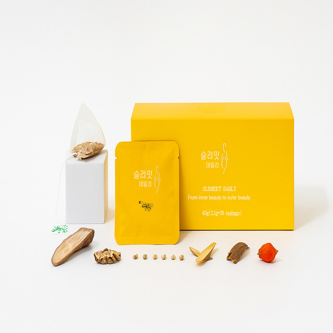 SLIMEET 한방차 다이어트 디톡스티 건강차 허브티 티백차 공복차 체중조절 식단조절 1박스 30개입, 1개