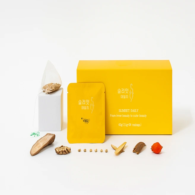 SLIMEET 한방차 다이어트 디톡스티 건강차 허브티 티백차 공복차 체중조절 식단조절 1박스 30개입, 1개 - 쿠팡