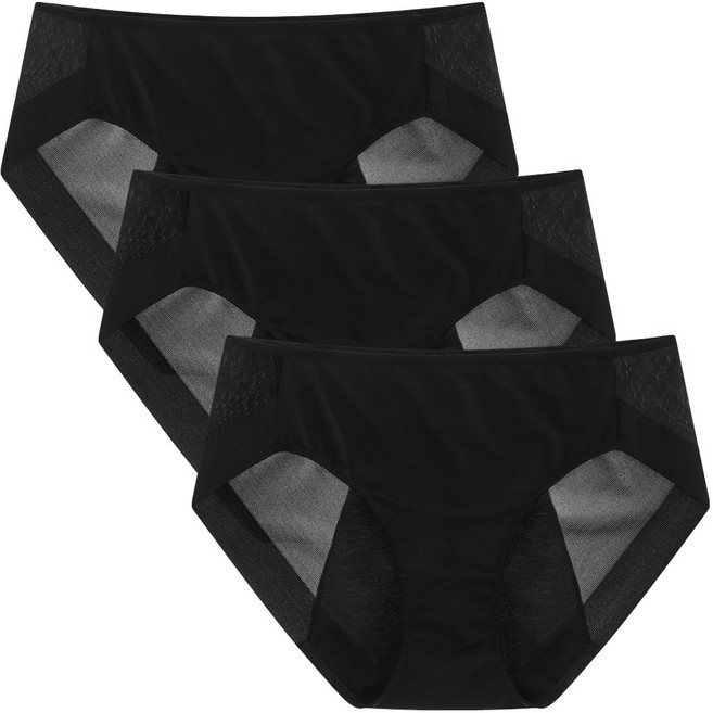 물랑루즈 여성용 노라인 햄누디 위생팬티 3p