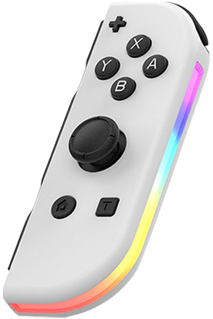 호환 닌텐도 스위치 조이컨 오른쪽 교체용 컨트롤러, 하얀색, 1개, R