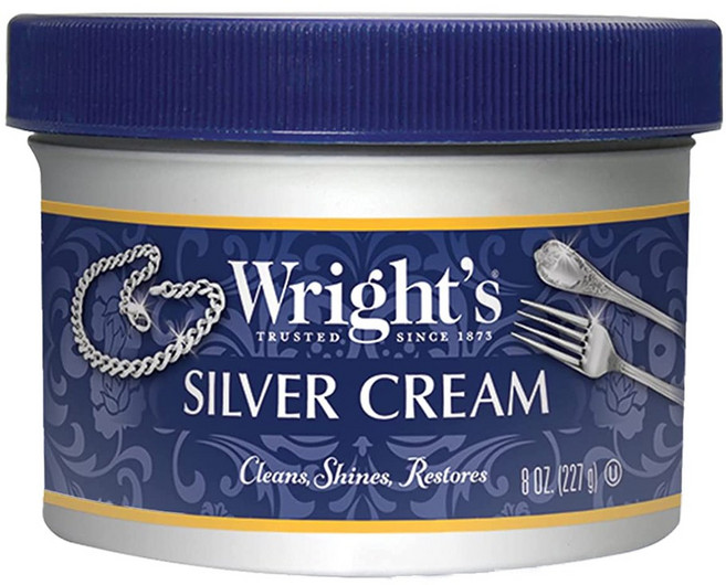 Wrights 라이츠 실버 은 세척 앤 광택제 크림 227g Silver Cleaner and Polish Cream, 1개